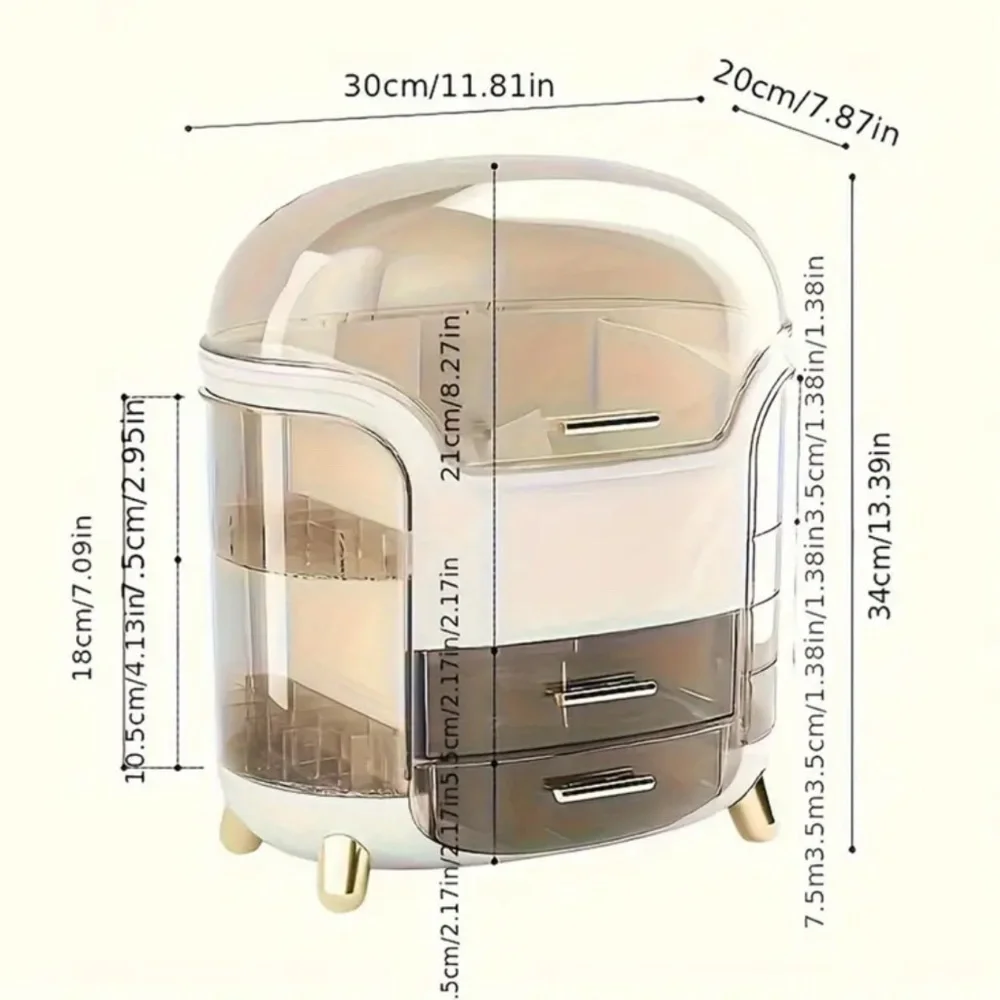NEW! Amazing Storage Pod for All Your Cosmetics and Skin Care Creams!